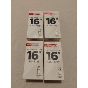 Lot of 4 Schwinn 16" Bike Inner Tubes 1.75"-2.125"